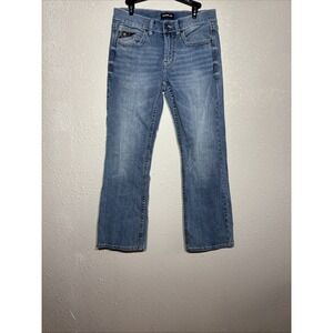 Rank 45 Men's Jeans Size 31/32 Faded Relaxed Boot Cut Light Wash
